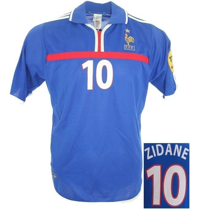 France Retro 2000 Home Zidane 1