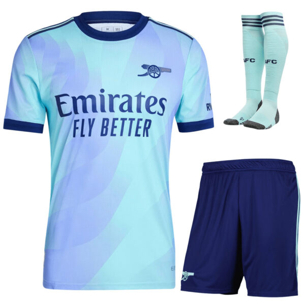 Arsenal FC 2024-25 third Full Kid Kit