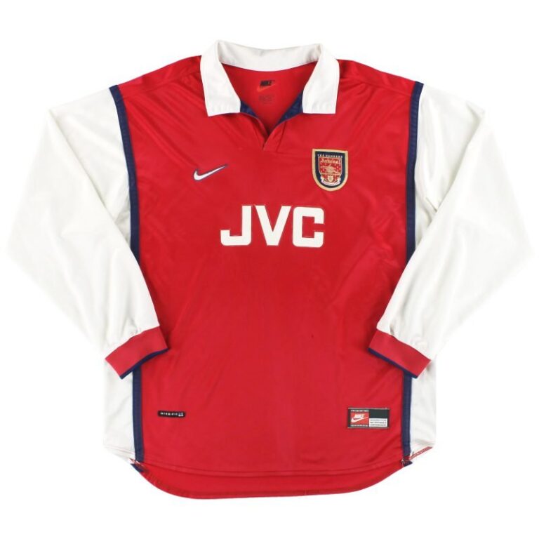 arsenal fc 1998 99 home ls retro 1