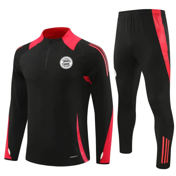 Bayern München 2024-25 black red Kid Training Suit