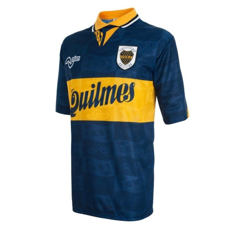 boca juniors 1995 96 home retro 1