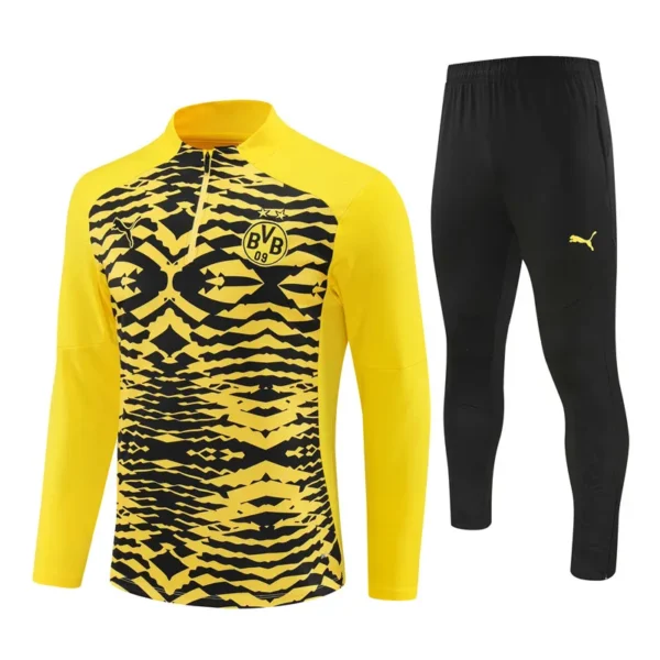 Borussia Dortmund 2024-25 yellow black Kid Training Suit