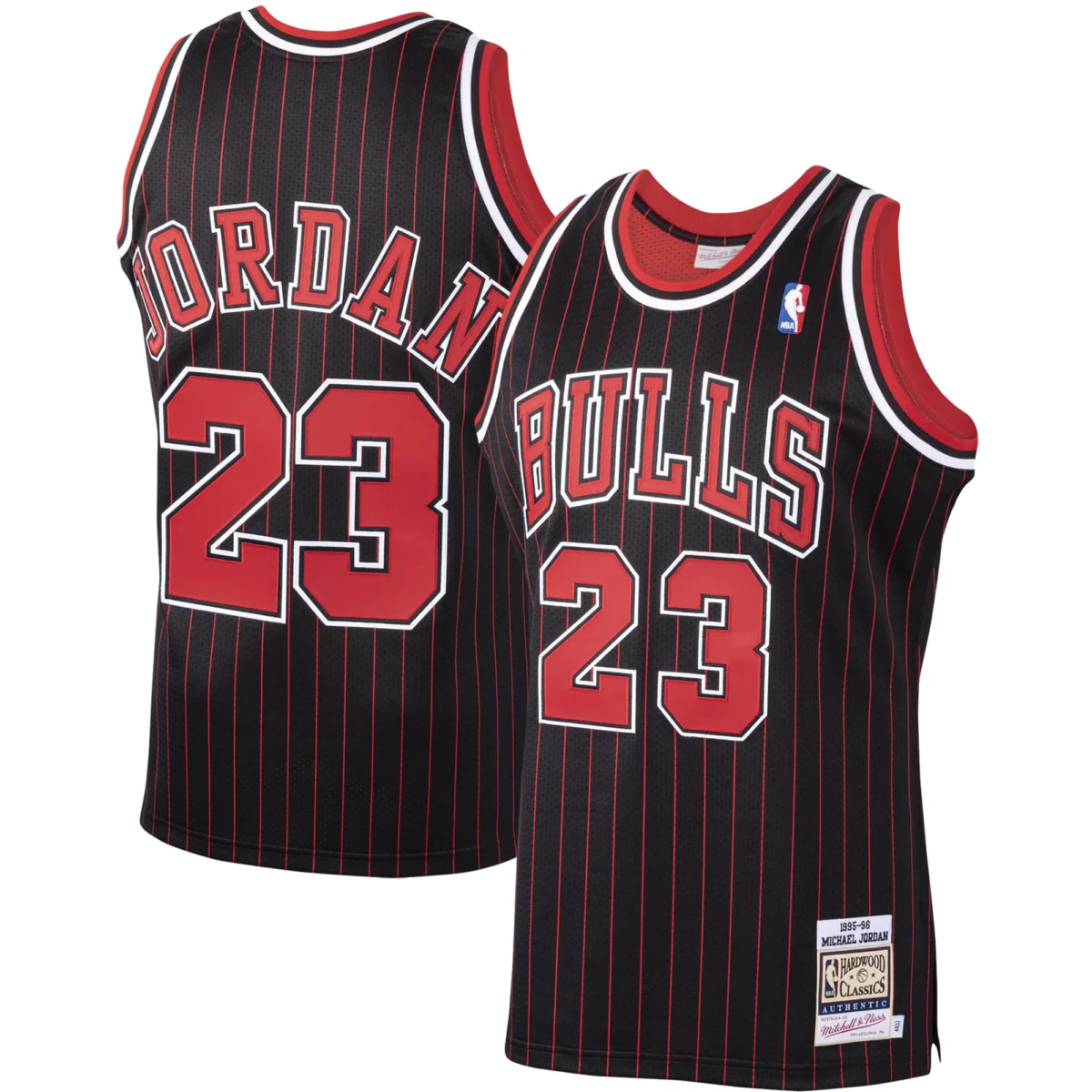 Chicago Bulls 1995-96 - Black & Red • Vintage Jersey / Michael Jordan - Image 1