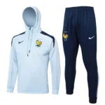 France 2024 light blue navy hoodie Training Suit