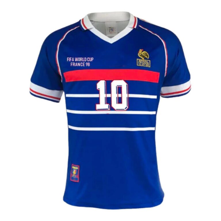 france 1998 home zidane retro 1 01