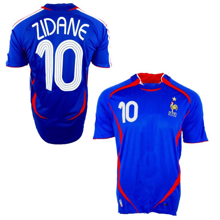 france 2006 home zidane retro 1