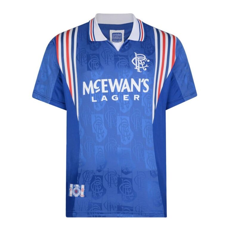 glasgow rangers 1996 97 home retro 1