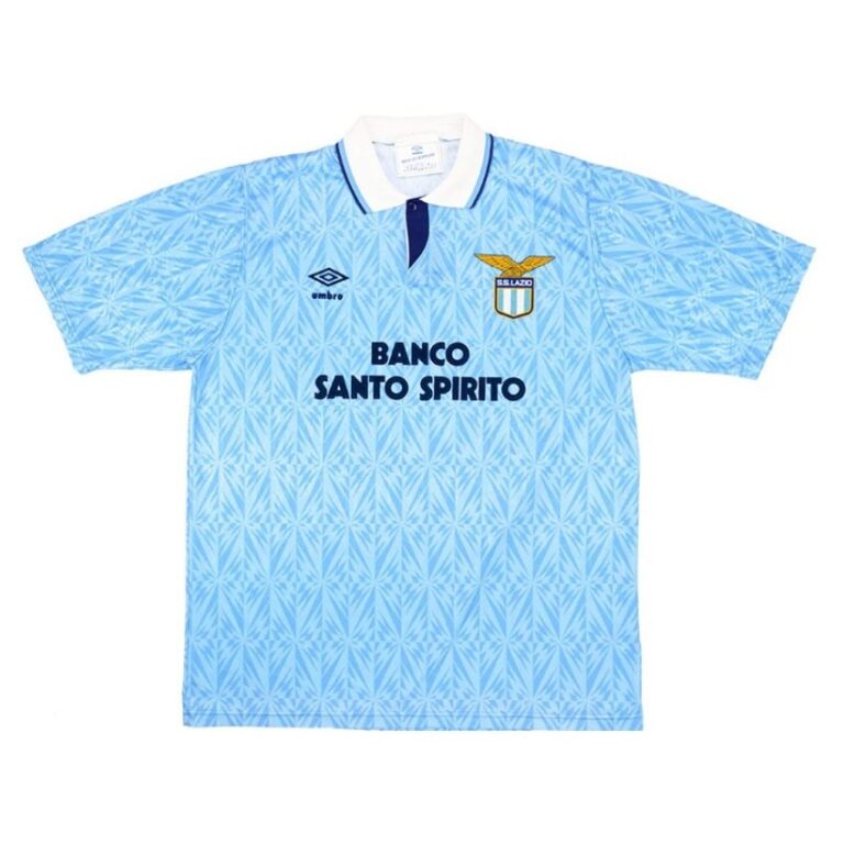 lazio roma 1991 92 home retro jersey 100