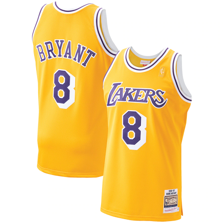 los angeles lakers 1996 97 home Bryant8 vintage 1