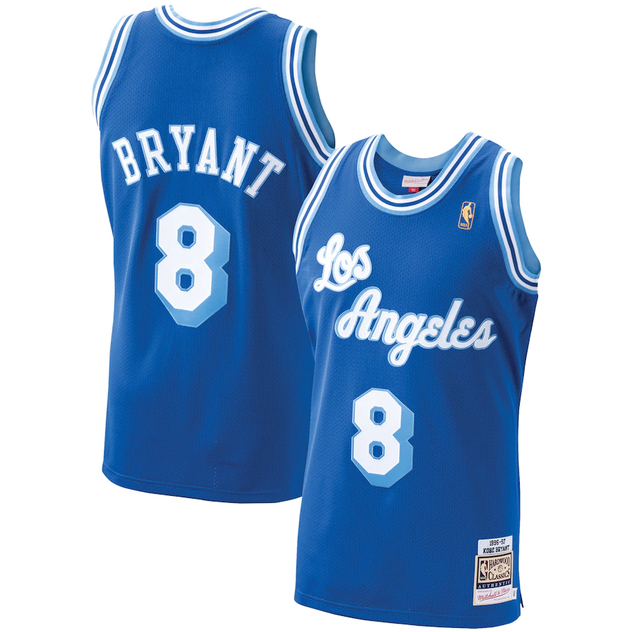 los angeles lakers 1996 97 royal blue Bryant8 vintage 1
