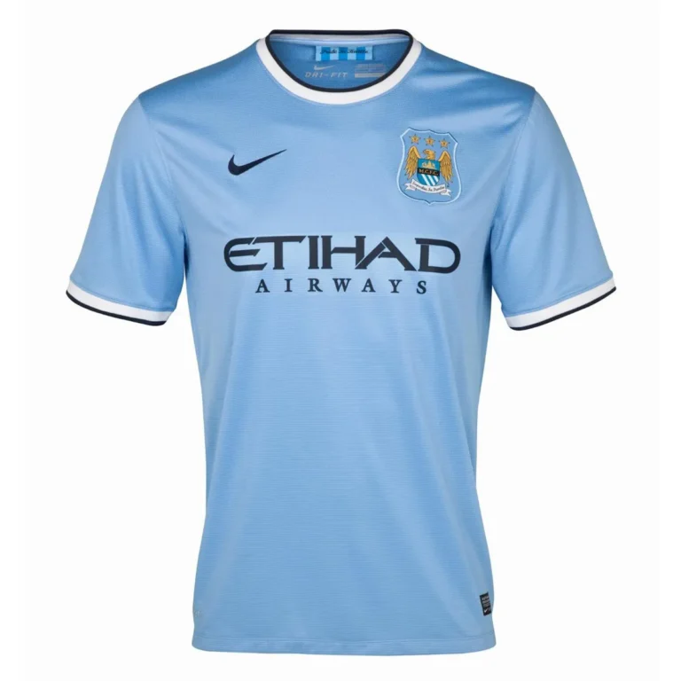 Manchester City 2013-14 home Retro Jersey