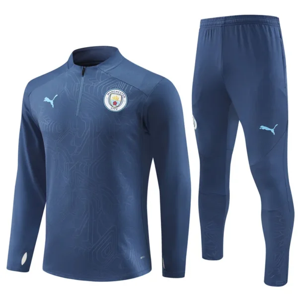 Manchester City 2024-25 navy Kid Training Suit