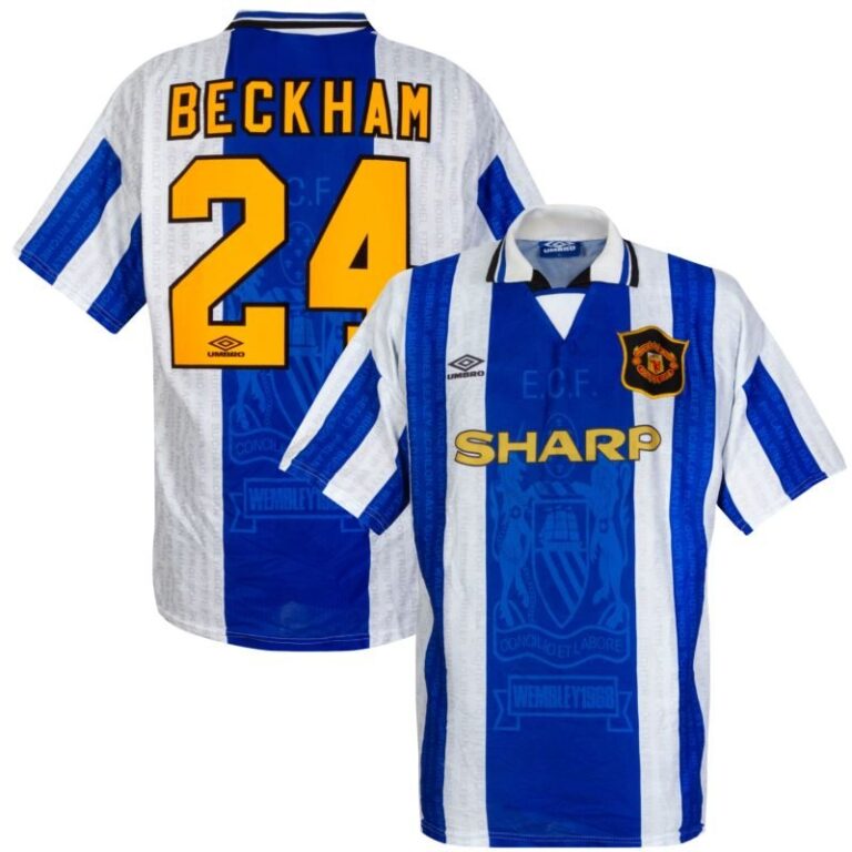 manchester united 1994 96 third beckham retro 1