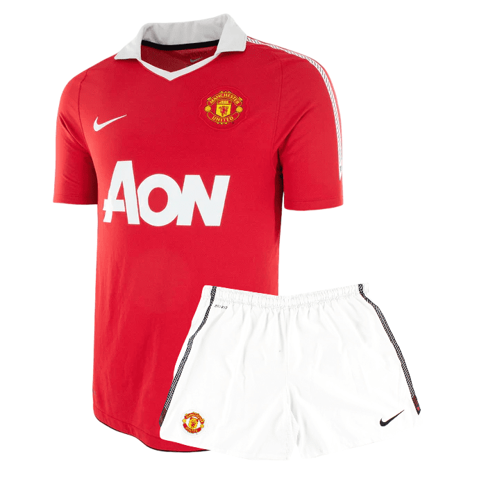 manchester united 2010 11 home kidkit retro 1 • XportsGears | Sportswear