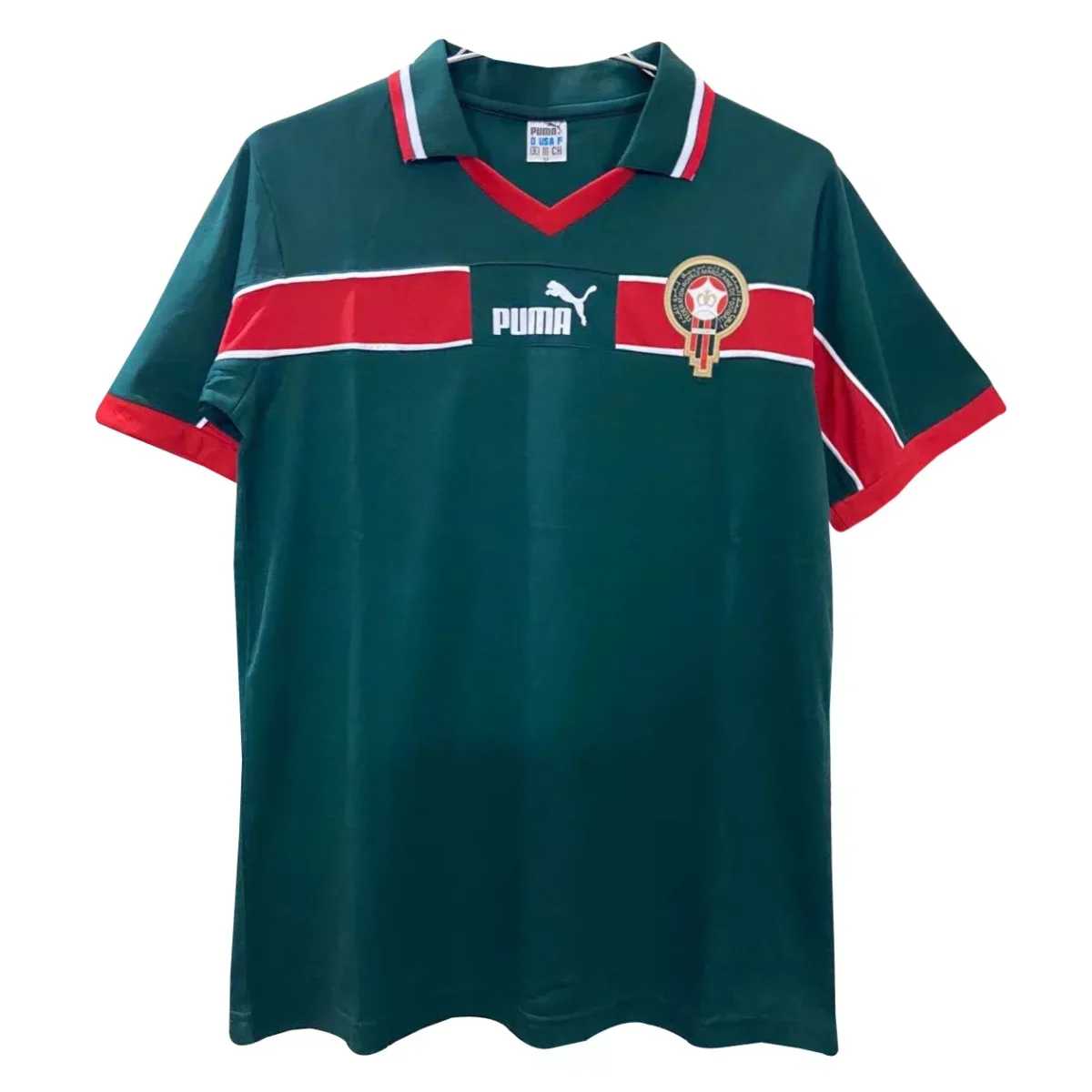 morocco 1998 home retro 1 • XportsGears | Sportswear