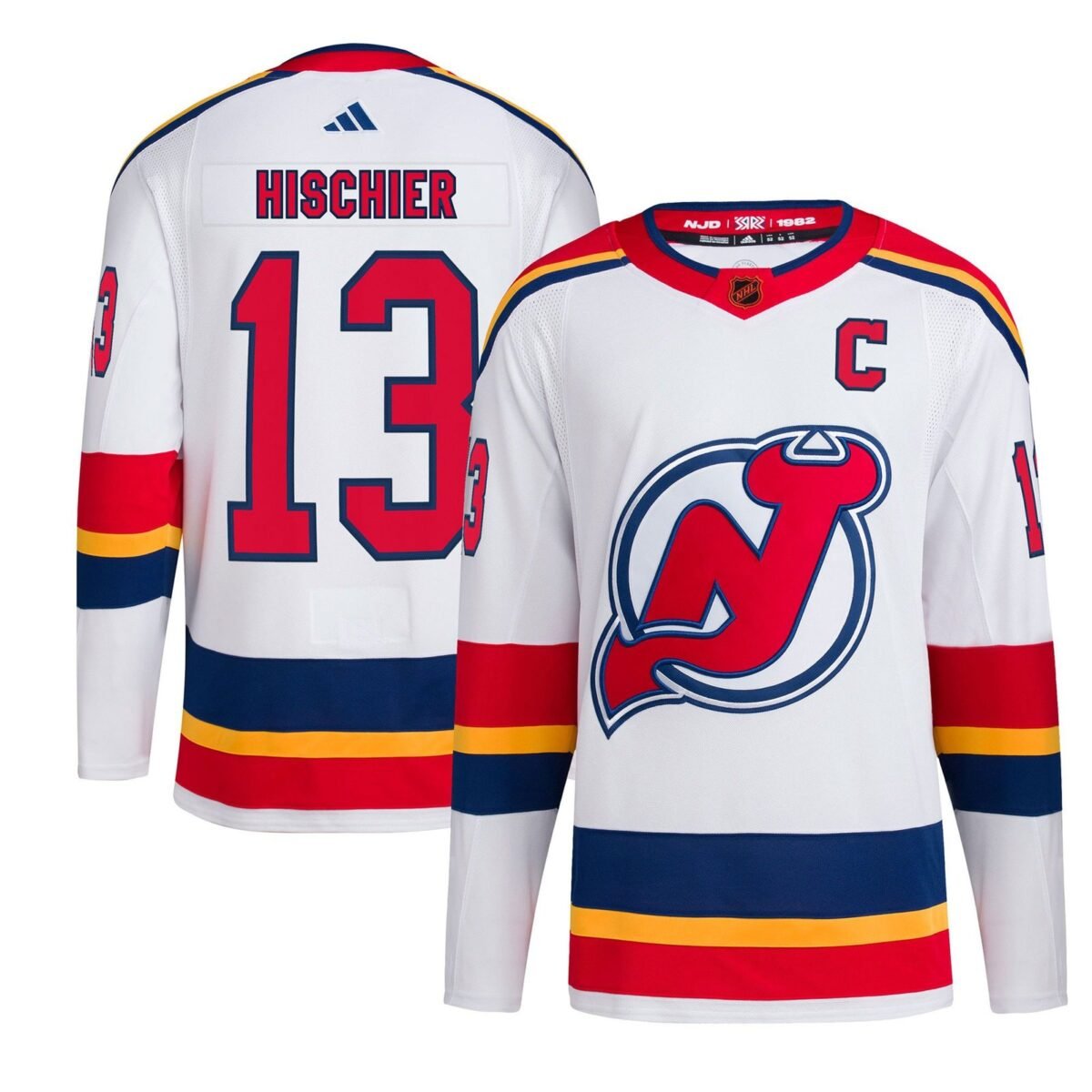 new jersey devils 2022 23 away hischier 1 • XportsGears | Sportswear