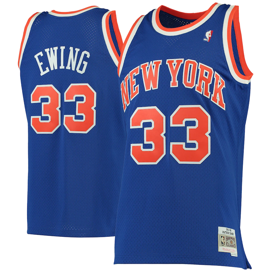 New York Knicks 1991-92 - Home • Vintage Jersey / Patrick Ewing - Image 1