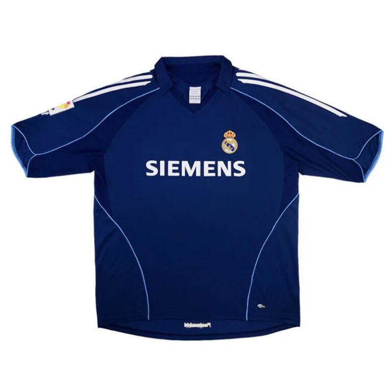 real madrid 2005 06 away retro jersey 100