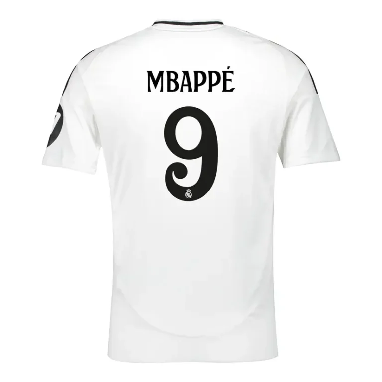 real madrid 2024 25 home jersey mbappe 100