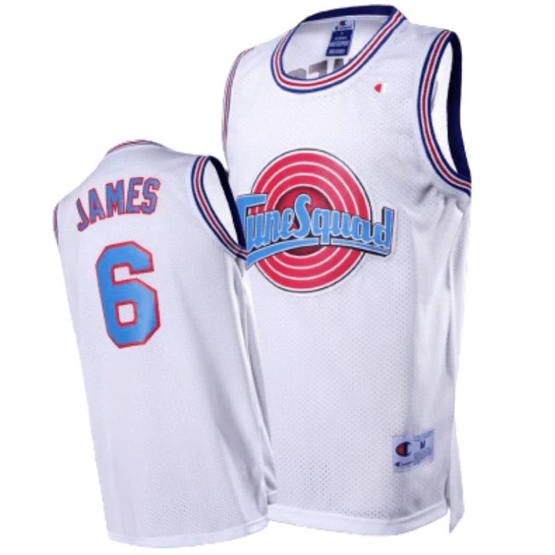 space jam 1996 white lebron james vintage 1