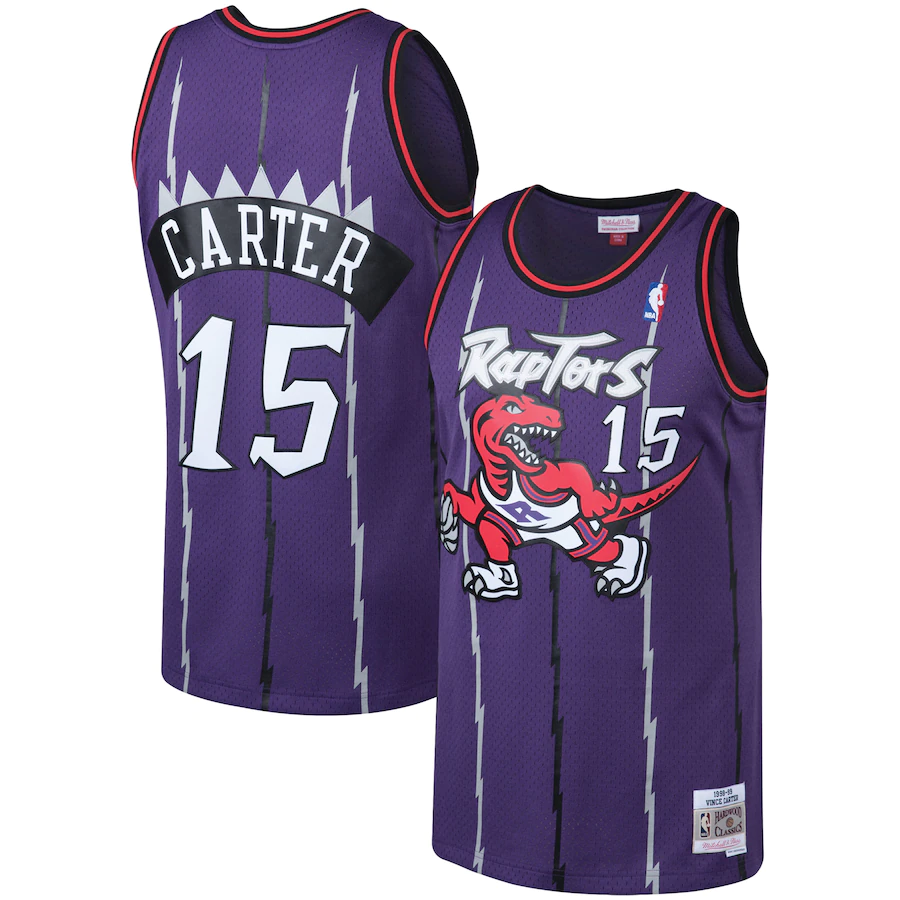 toronto raptors 1998 99 home carter vintage 1