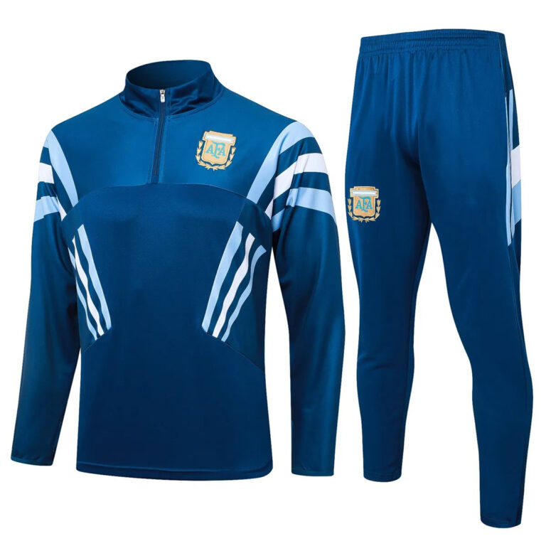 Argentina 2024 navy blue classic tracksuit