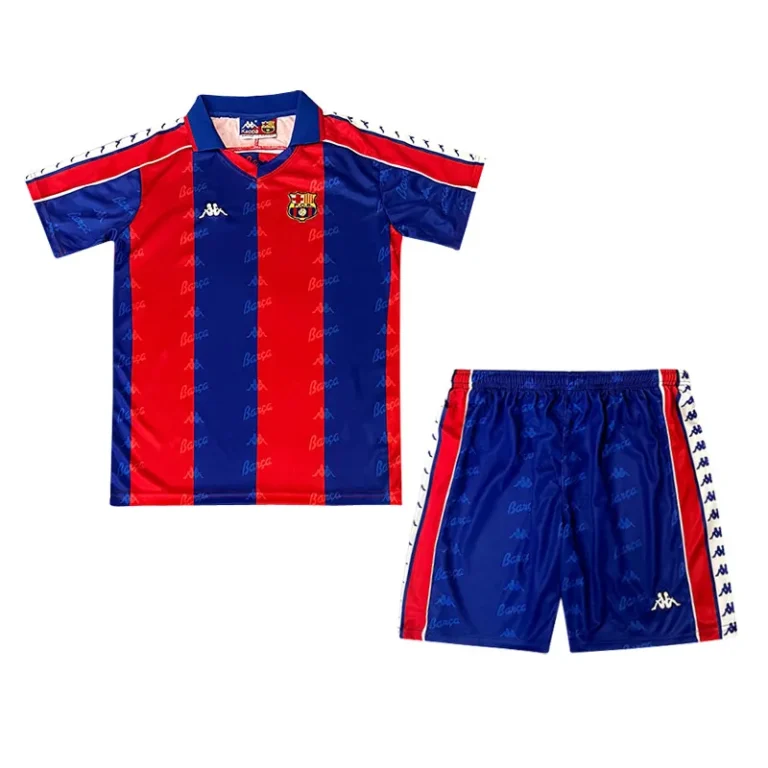 Barcelona FC 1992-95 home kid kit retro