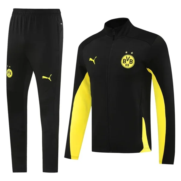 Borussia Dortmund 2024-25 black yellow tracksuit