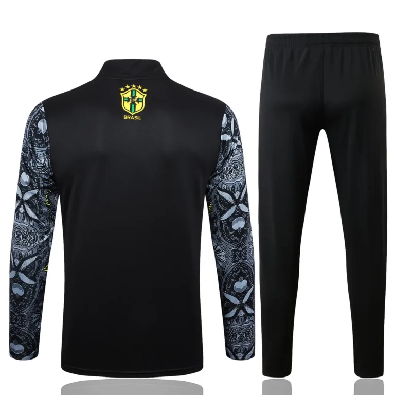 Brazil 2024 black grey special edition training suit