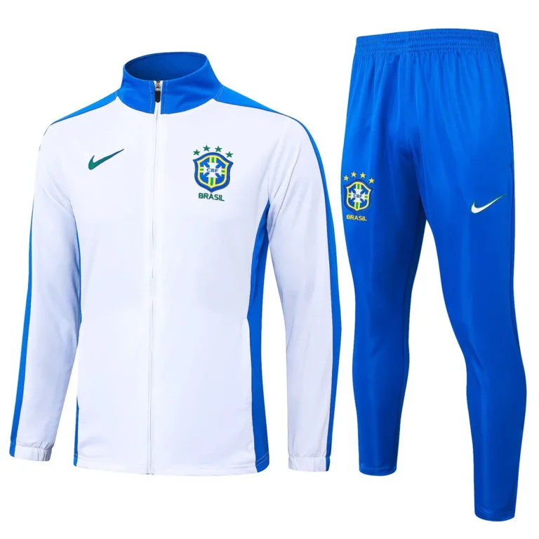 Brazil 2024 white blue tracksuit