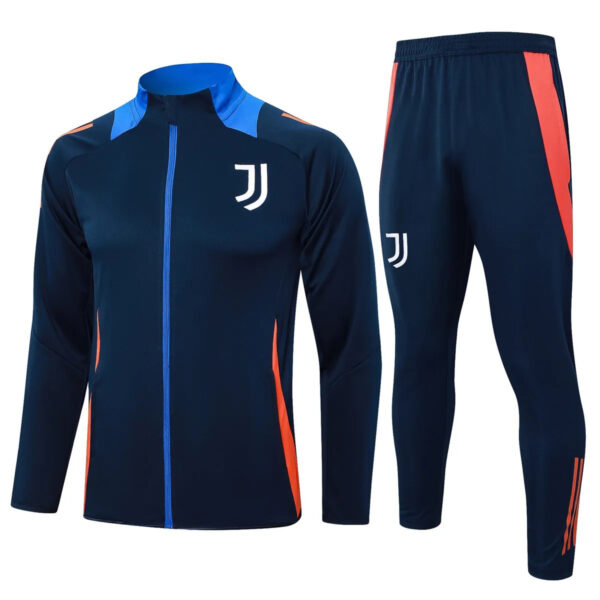 Juventus FC 2024-25 navy orange blue tracksuit