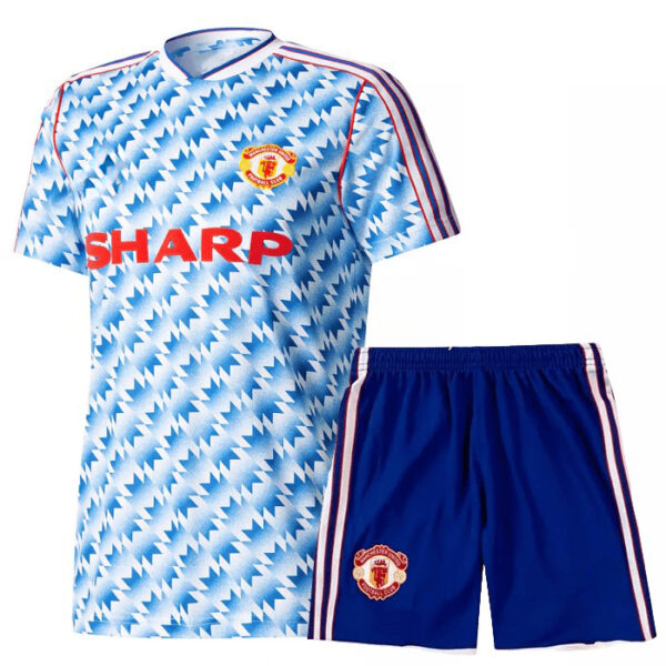 Manchester United 1990-92 away kid kit retro