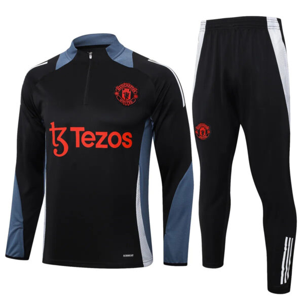 Manchester United 2024-25 black grey training suit