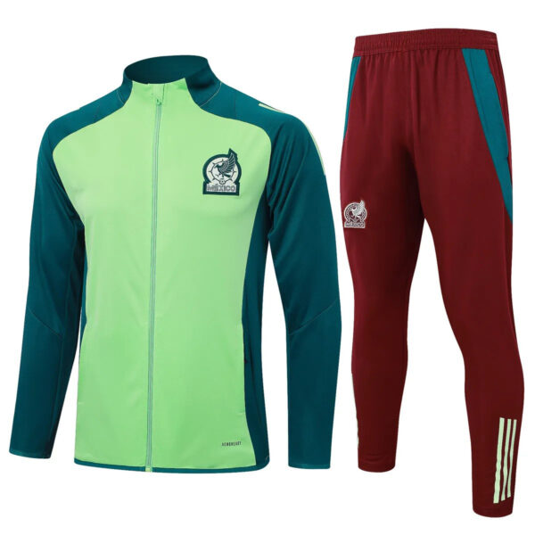 Mexico 2024 green burgundy tracksuit