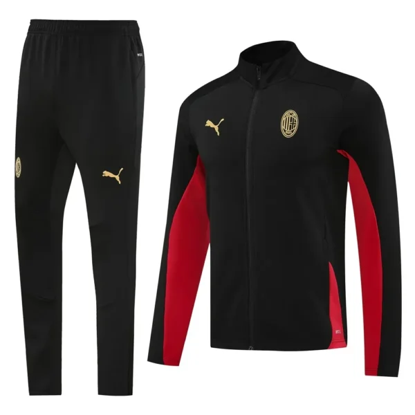 Milan AC 2024-25 black gold red tracksuit