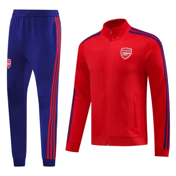 Arsenal FC 2024-25 red navy tracksuit