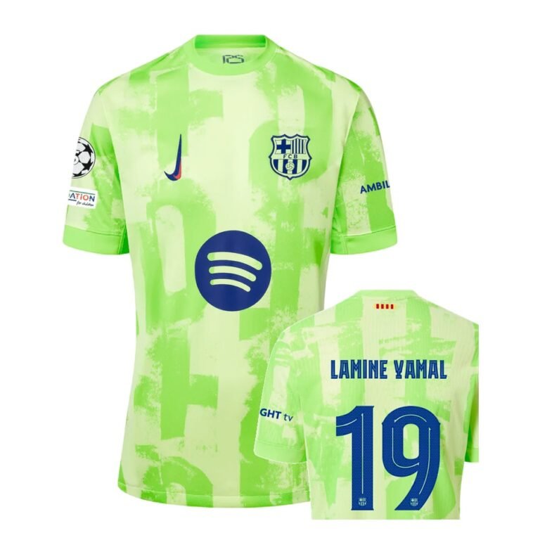 Barcelona FC 2024-25 third Lamine Yamal game version jersey