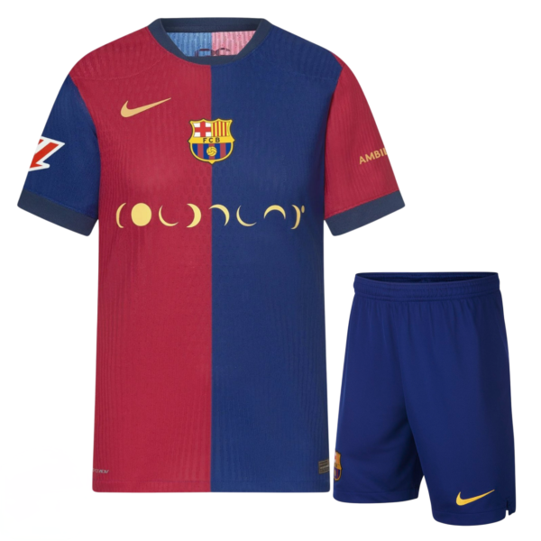 Barcelona FC 2024 home Coldplay kid kit