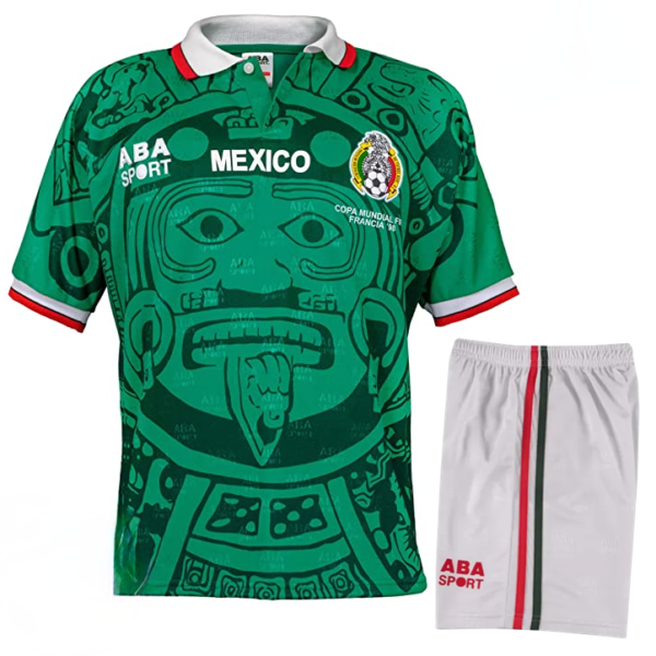 Mexico 1998 home kid kit retro