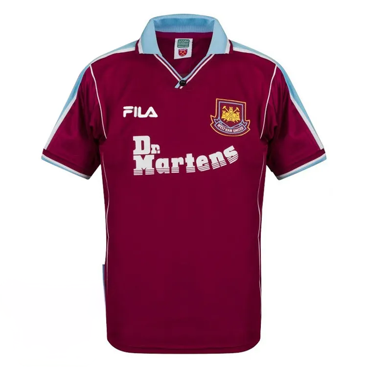 West Ham United FC 2000-01 home retro jersey