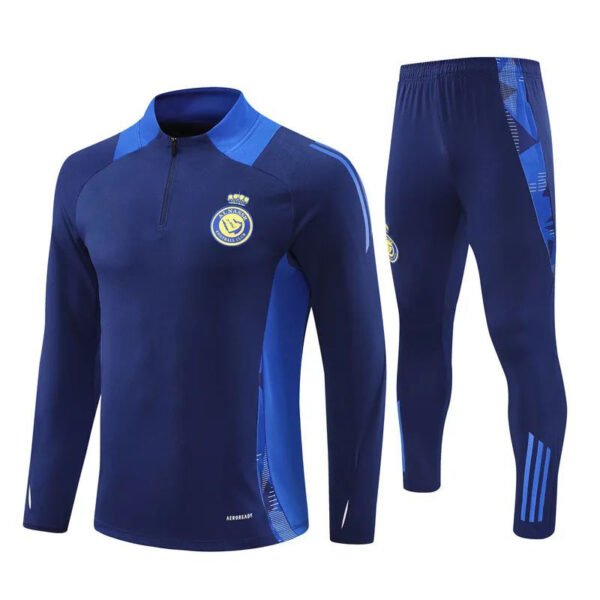 Al-Nassr 2024-25 navy blue kid training suit