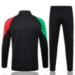 Arsenal FC 2024-25 black red green kid tracksuit