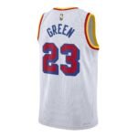 golden state warriors 2024-25 white, classic edition green jersey