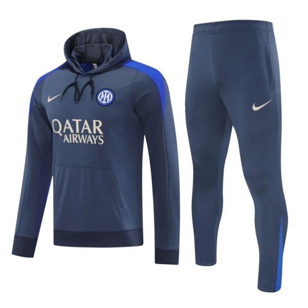 Inter Milan 2024-25 navy hoodie training suit