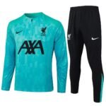 Liverpool FC 2024-25 turquoise black training suit