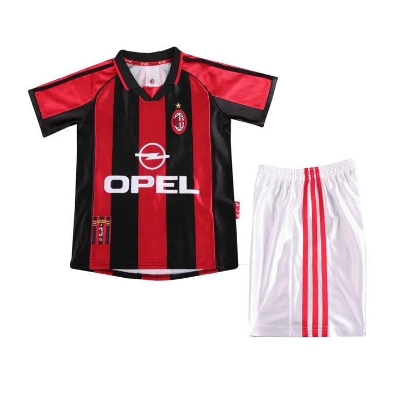 Milan AC 1998-99 home kid kit retro