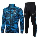 Napoli SSC 2024-25 blue black kid tracksuit