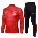 Napoli SSC 2024-25 red tracksuit