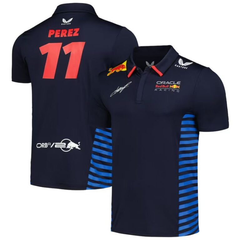 Oracle Racing Team, Red Bull Honda black, Perez F1 polo