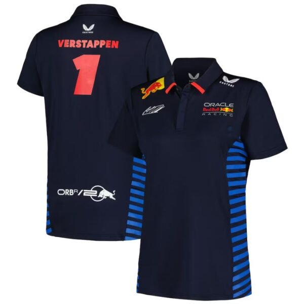 Oracle Racing Team, Red Bull Honda black, Verstappen F1 polo